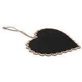 Maxbell Heart Wooden Hanging Blackboard Chalkboard W/Rope for Wedding Home Decor