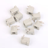 Maxbell DC 5.5 x 2.1mm Power Supply Sockets Female Jack Connectors 10pcs Offwhite