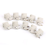 Maxbell DC 5.5 x 2.1mm Power Supply Sockets Female Jack Connectors 10pcs Offwhite