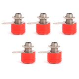 Maxbell 4mm Insulated Banana Socket Connectors New 10pcs Red+Black