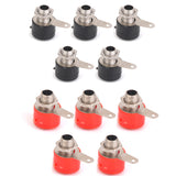 Maxbell 4mm Insulated Banana Socket Connectors New 10pcs Red+Black