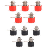 Maxbell 4mm Insulated Banana Socket Connectors New 10pcs Red+Black