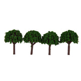 Maxbell 50pcs 3cm Scenery Landscape Train Model Trees Green Scale 1/500