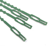 Maxbell 30pcs 16.5cm Plastic Cable Ties Gardening Clips Plant Ties Green