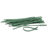 Maxbell 30pcs 16.5cm Plastic Cable Ties Gardening Clips Plant Ties Green