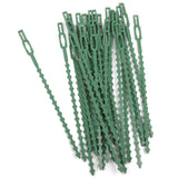 Maxbell 30pcs 16.5cm Plastic Cable Ties Gardening Clips Plant Ties Green