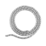 Maxbell Sliver Link Chain Accessories Kit for Necklace Bracelet Jewelry Making