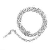 Maxbell Sliver Link Chain Accessories Kit for Necklace Bracelet Jewelry Making