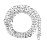 Maxbell Sliver Link Chain Accessories Kit for Necklace Bracelet Jewelry Making