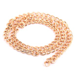 Maxbell Gold Link Chain Accessories Kit for Necklace Bracelet Jewelry Making