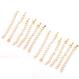 Maxbell Gold Link Chain Accessories Kit for Necklace Bracelet Jewelry Making