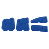 Maxbell Caulking Tool Kit Joint Sealant Silicone Grout Remover Scraper 4PCS Blue