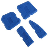 Maxbell Caulking Tool Kit Joint Sealant Silicone Grout Remover Scraper 4PCS Blue