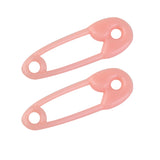 Maxbell 50pcs Mini Safety Pin Pink Girl Baby Shower Favors Decor