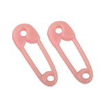 Maxbell 50pcs Mini Safety Pin Pink Girl Baby Shower Favors Decor