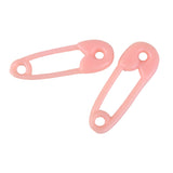 Maxbell 50pcs Mini Safety Pin Pink Girl Baby Shower Favors Decor