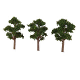 Maxbell 50pcs Banyan Trees Model Train Scenery Landscape Scale 1:200 Dark Green