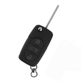 Maxbell 3 Button Flip Key Remote Cover Case Shell Holder for Audi A2 A3 A4 A6 A8