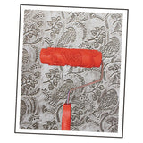 Maxbell 7" Embossed Flower&Bird Painting Roller with Plastic Handle for Wall Deco