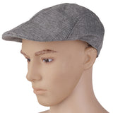 Maxbell Winter Peaked Cap Flat Hat Beret Hat Cabbie Newsboy Golf Cap Grey