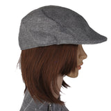 Maxbell Winter Peaked Cap Flat Hat Beret Hat Cabbie Newsboy Golf Cap Grey