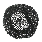 Maxbell 1x Women Soft Rayon Snood Hair Net Crochet Hairnet Cap Black