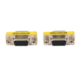 Maxbell 2pcs 9Pin RS232 DB9 Female to Female Serial Cable Gender Changer Adapter