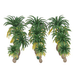 Maxbell 12pcs Layout Model Train Coconut Palm Trees Rain Forest Scale 1: 100-1: 250