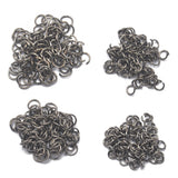 Maxbell 400 pcs 5mm 6mm 7mm 8mm jump ring  open connector Hematite gunmetal