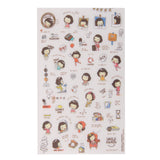 Maxbell 5 sheets Korean Cooky's Helloday stickers adhesive journal Diary scrapbook