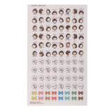 Maxbell 5 sheets Korean Cooky's Helloday stickers adhesive journal Diary scrapbook