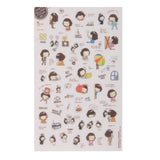 Maxbell 5 sheets Korean Cooky's Helloday stickers adhesive journal Diary scrapbook