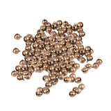 Maxbell 100pcs Antique Bronze Brass Jingle Bells Charm Bead Jewelry Findings 8mm