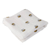 Maxbell 1 Pcs Muslin Cotton Blanket Newborn Baby Blanket Swaddle Bath Towel Bee