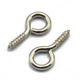 Maxbell 50pcs Screw Eye Pin Jewelry Making Charm Pendant Silver