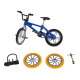 Maxbell Finger Mountain Bike BMX Fixie Bicycle Creative Toy Gift- Blue