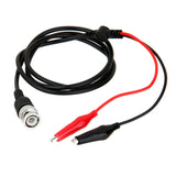 Maxbell 110cm BNC Q9 to Dual Alligator Clip Oscilloscope Test Probe Cable