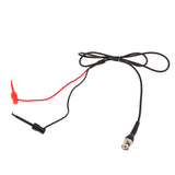 Maxbell 110cm BNC Male Plug Q9 to Dual Plug Connector Hook Clip Probe Cable