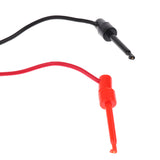 Maxbell 110cm BNC Male Plug Q9 to Dual Plug Connector Hook Clip Probe Cable