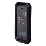 Maxbell Waterproof Shockproof Aluminum Cover Case For iPhone 5 / 5s /SE -Black