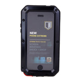 Maxbell Waterproof Shockproof Aluminum Cover Case For iPhone 5 / 5s /SE -Black