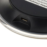 Maxbell Wireless Charging Pad Qi Charger for Samsung Galaxy S6 S7 Edge Note 5 Black