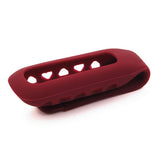 Maxbell Silicone Replacement Clip Belt Holder Case Cover for Fitbit One Dark Red