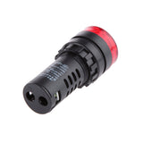 Maxbell LED Flash Alarm Indicator Signal Lamp with Buzzer AD16-22SM 12V Red