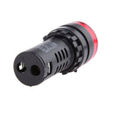 Maxbell LED Flash Alarm Indicator Signal Lamp with Buzzer AD16-22SM 12V Red