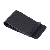 Maxbell Real Carbon Fiber Money Clip Matte Black Credit Card Holder Money Wallet