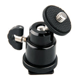 Maxbell 1/4" Mini Smart Ball Head Bracket/Holder/Mount fr Camera Tripod Hot Shoe