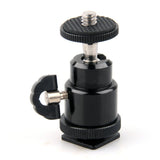 Maxbell 1/4" Mini Smart Ball Head Bracket/Holder/Mount fr Camera Tripod Hot Shoe