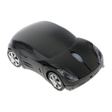 Maxbell 2.4GHz Wireless Mouse Mice Car Shape USB Receiver for Laptop PC Black