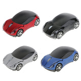 Maxbell 2.4GHz Wireless Mouse Mice Car Shape USB Receiver for Laptop PC Black